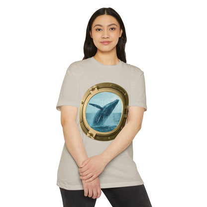 Whale Breaching T-Shirt – Minimal Ocean Design for Nature Lovers