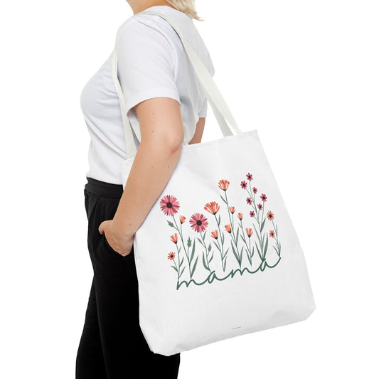 Minimalist Flowers Mother's Tote Bag