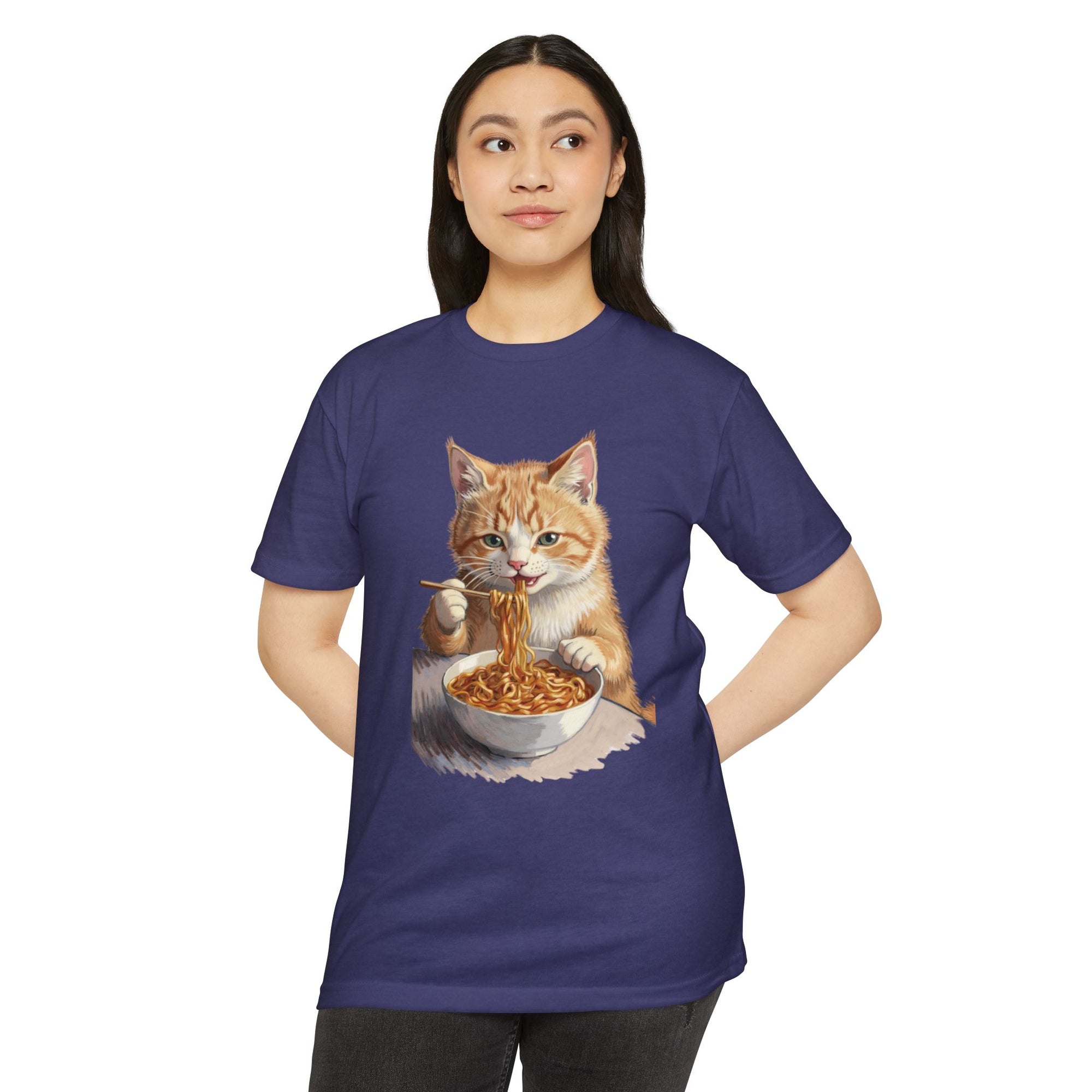Noodle Cat T-Shirt – Retro Ramen
