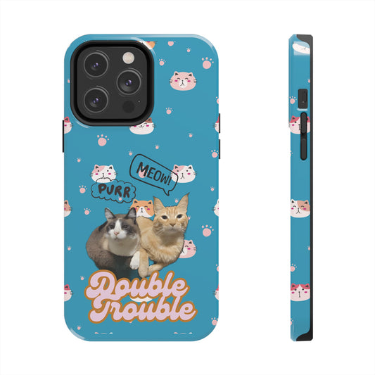 Phone Cases - Cat lovers - Blue Design