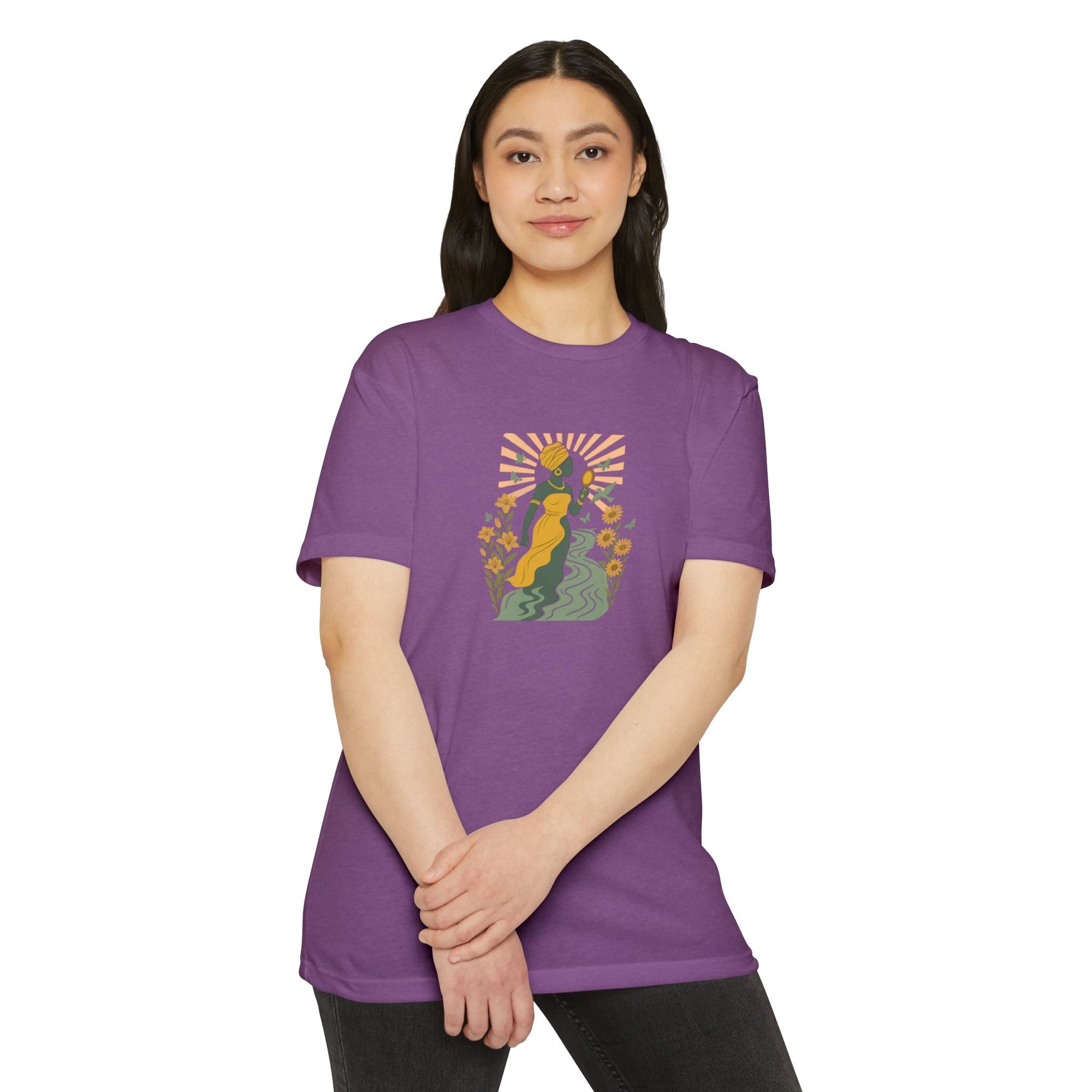 Oshun (Ochún or Oxúm) Orisha African Spirituality T-Shirt