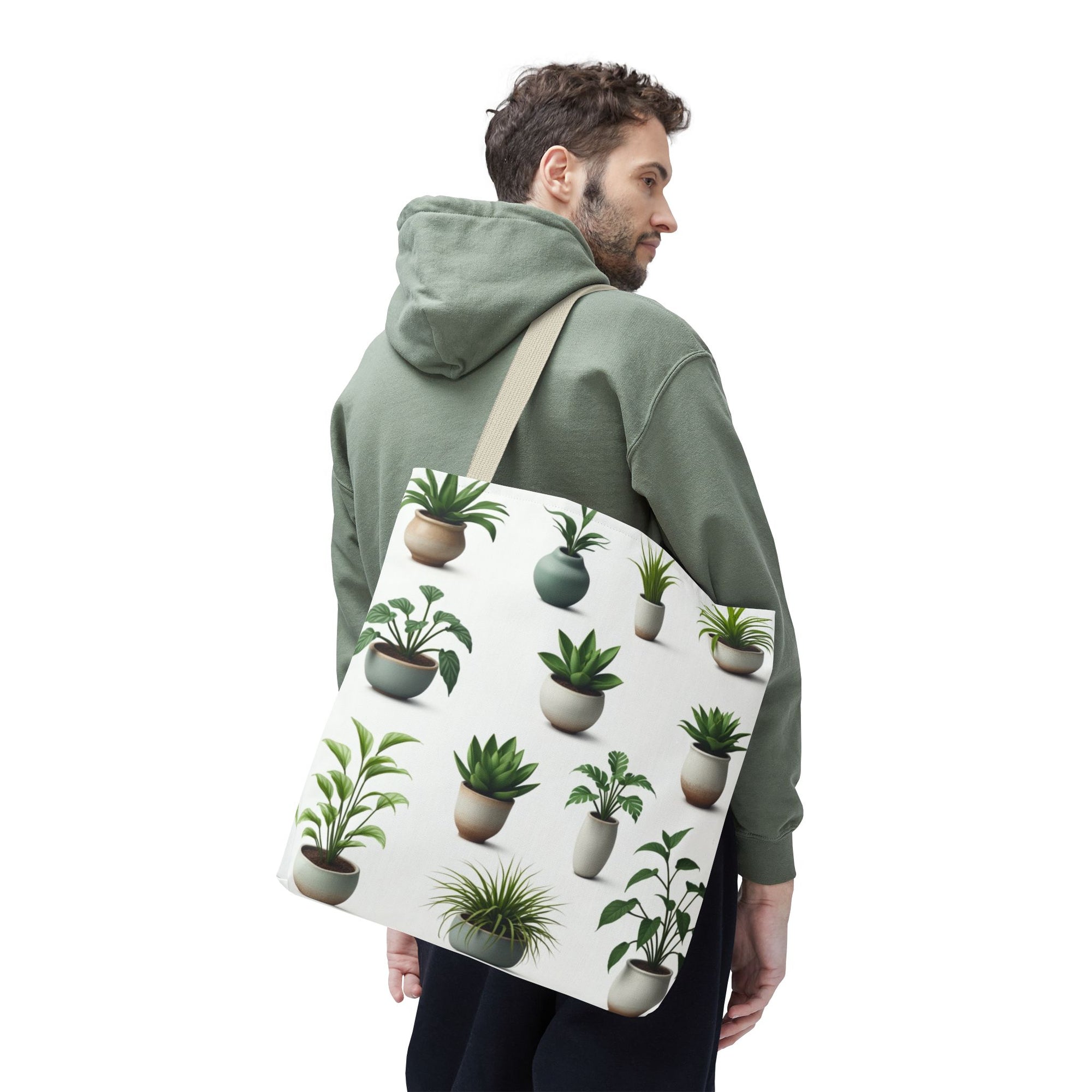 Positive Energy Succulents Tote Bag
