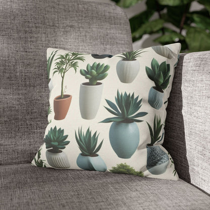 Succulent Garden Design Pillowcase (multi-sizes)