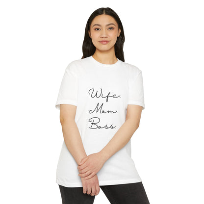 Wife Mom Boss T-Shirt – Bold Mother’s Day Gift for Empowered Women