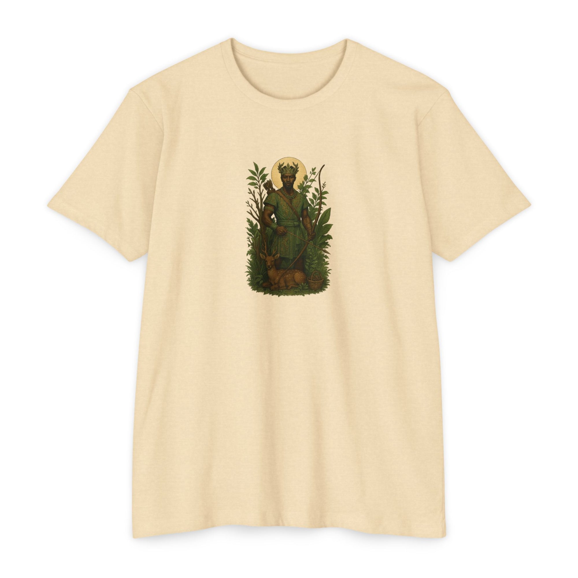 The Forest Spirit - Oshosi Orisha African Spirituality T-shirt