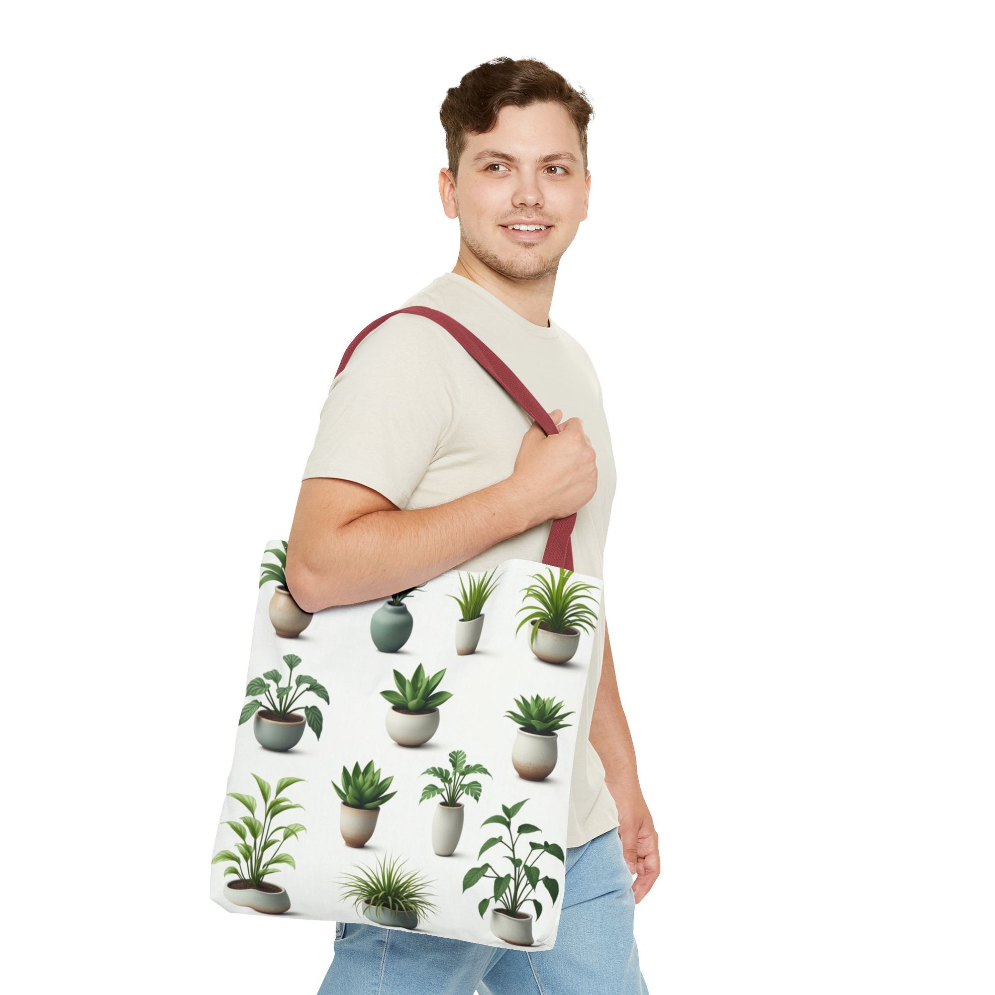 Positive Energy Succulents Tote Bag