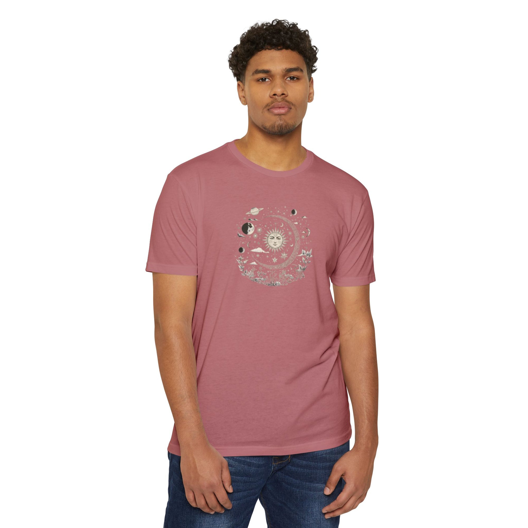 Mystic Sun & Moon Celestial Astrology T-Shirt