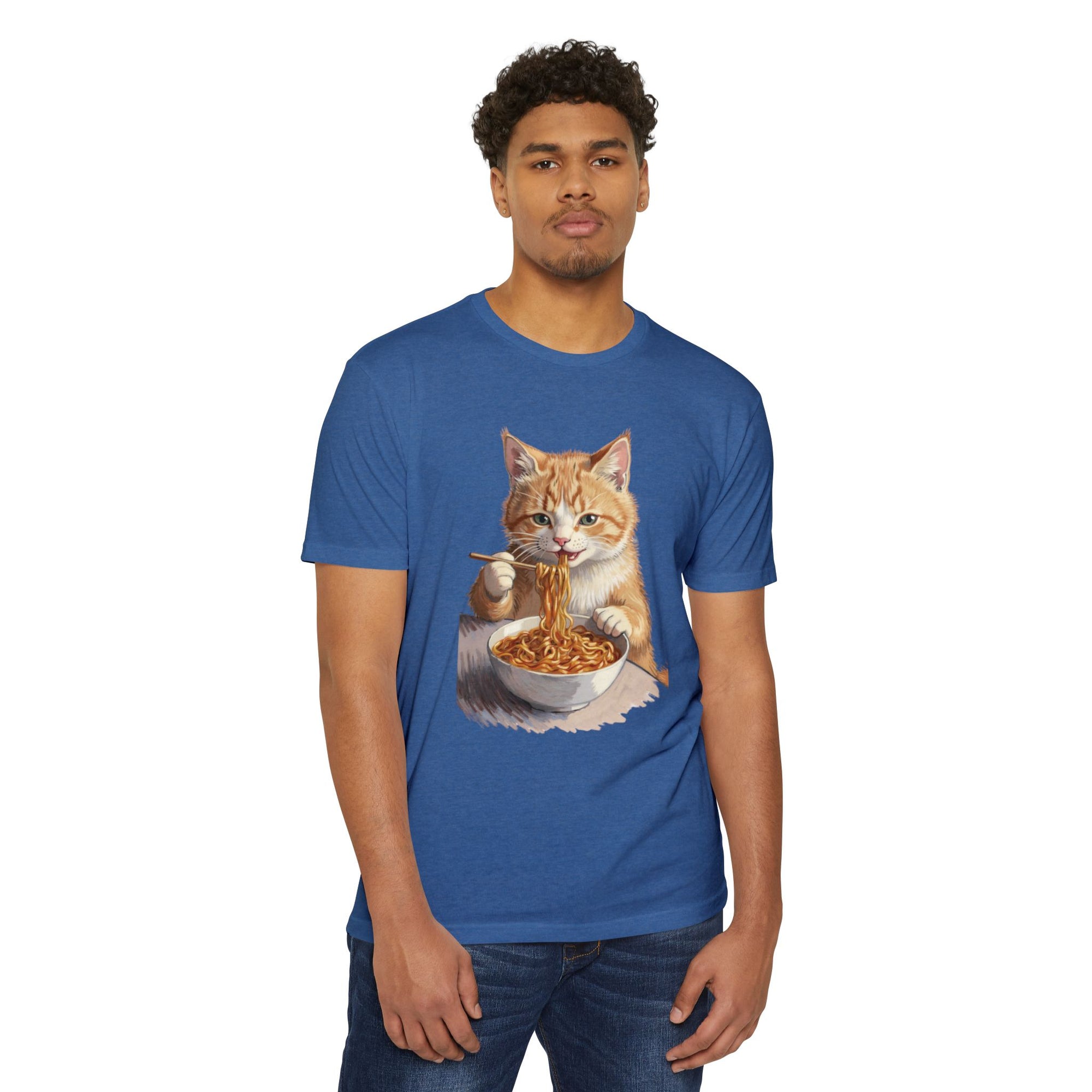 Noodle Cat T-Shirt – Retro Ramen