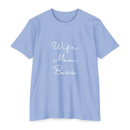 Wife Mom Boss T-Shirt – Bold Mother’s Day Gift for Empowered Women