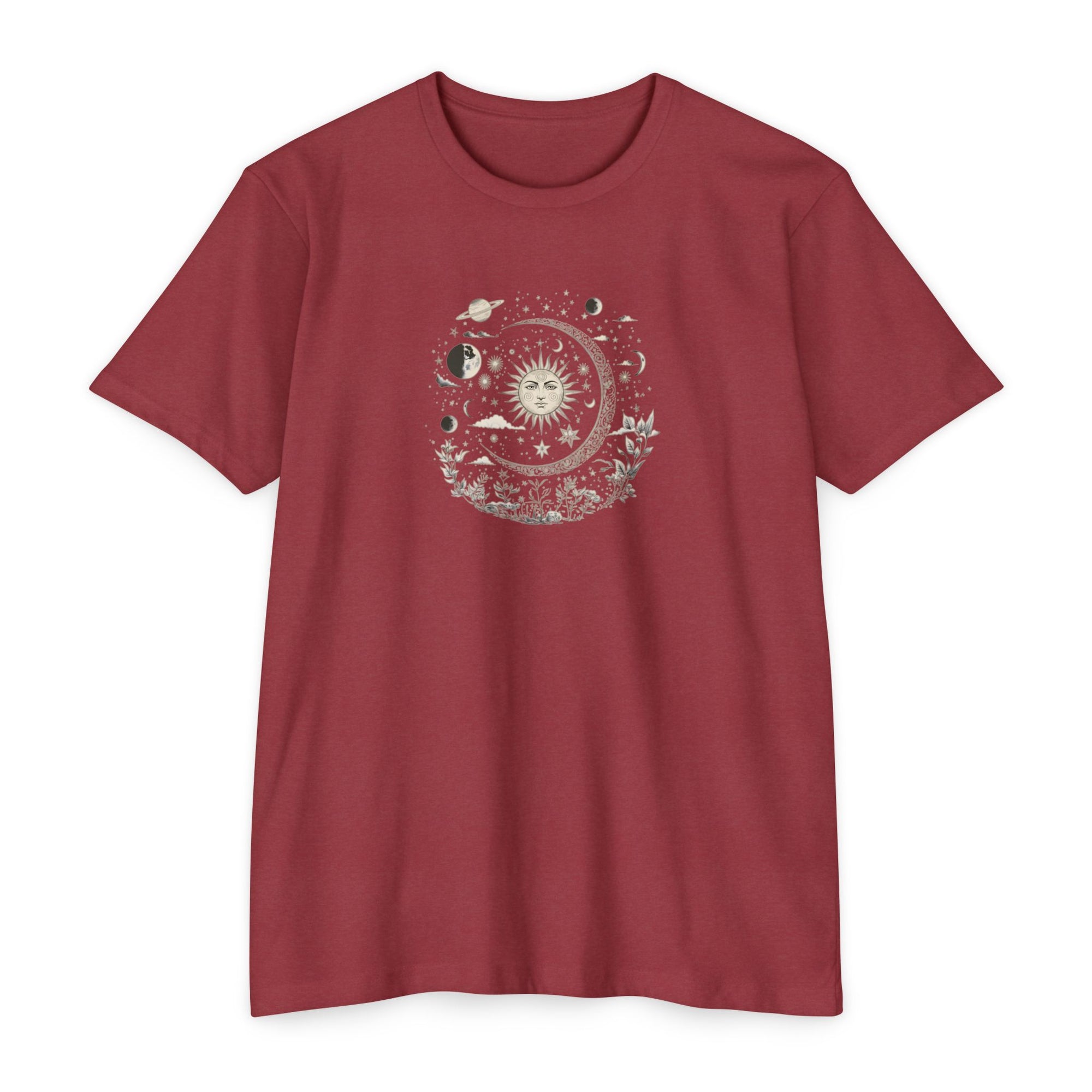 Mystic Sun & Moon Celestial Astrology T-Shirt