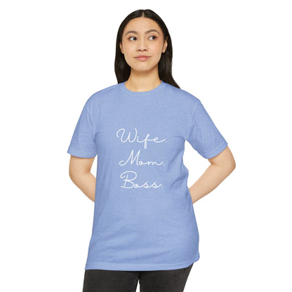 Wife Mom Boss T-Shirt – Bold Mother’s Day Gift for Empowered Women