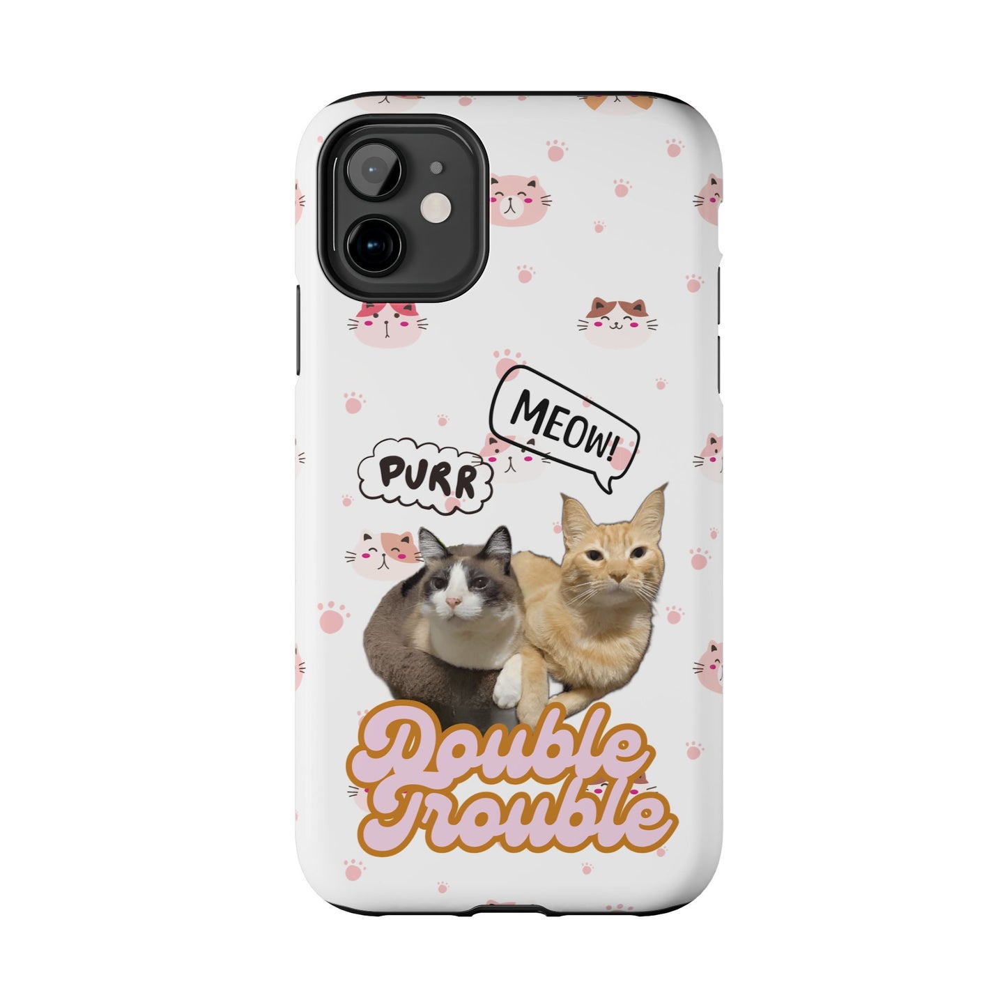 Phone Cases - Cat lovers - White Design