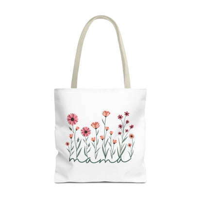 Minimalist Flowers Mother's Tote Bag