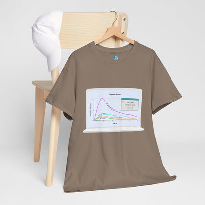 Valentine's Dopamine Chart Unisex Tee - Laptop design