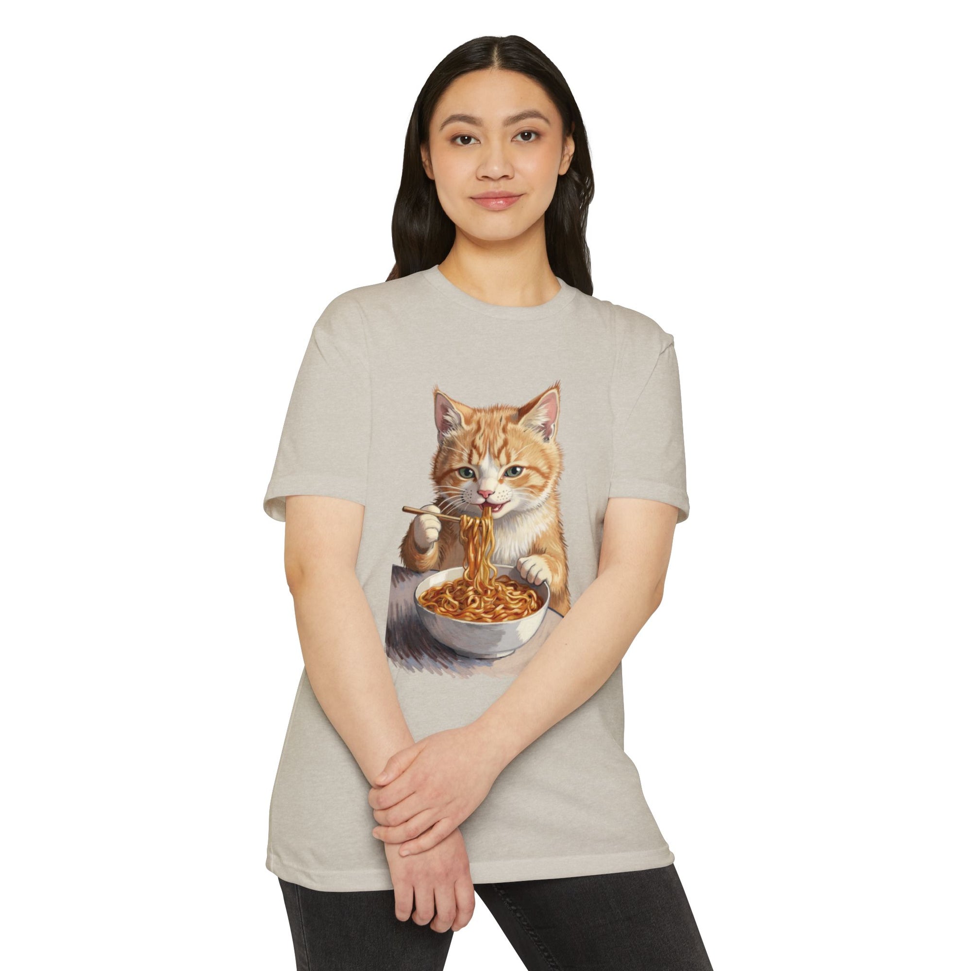 Noodle Cat T-Shirt – Retro Ramen