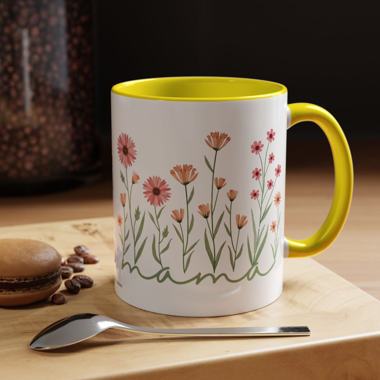 Coffee Mug Minimalist Flowers Mother's Day Gift