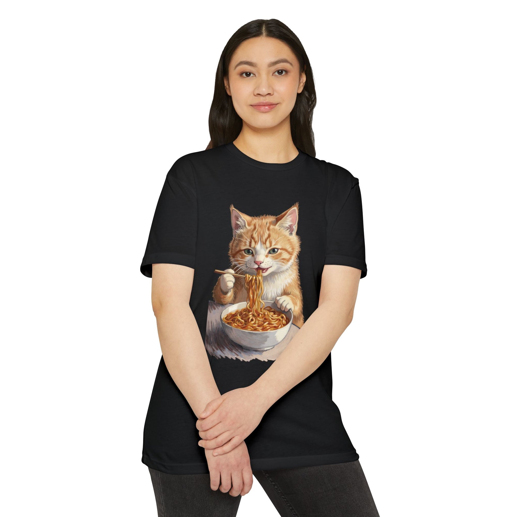 Noodle Cat T-Shirt – Retro Ramen