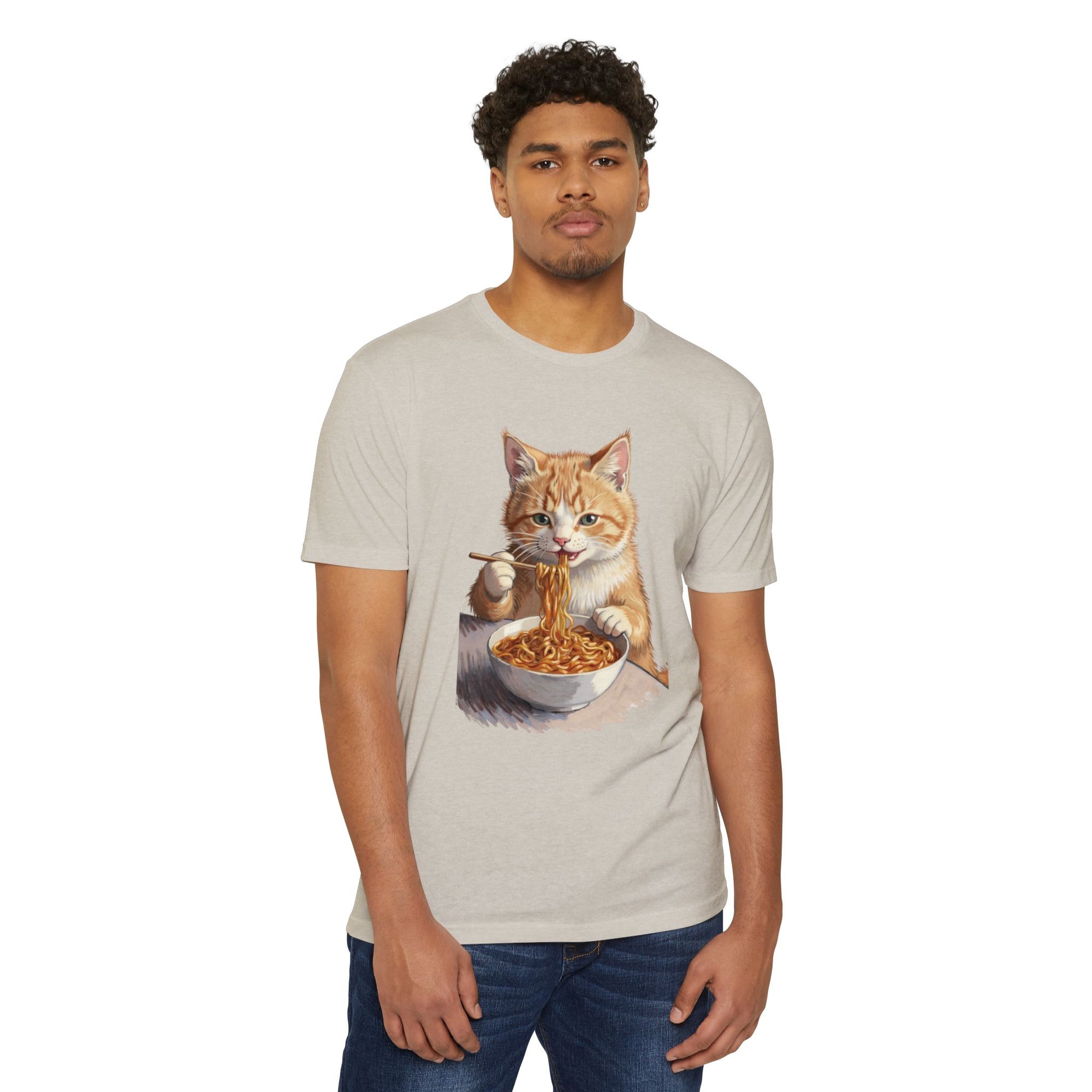 Noodle Cat T-Shirt – Retro Ramen