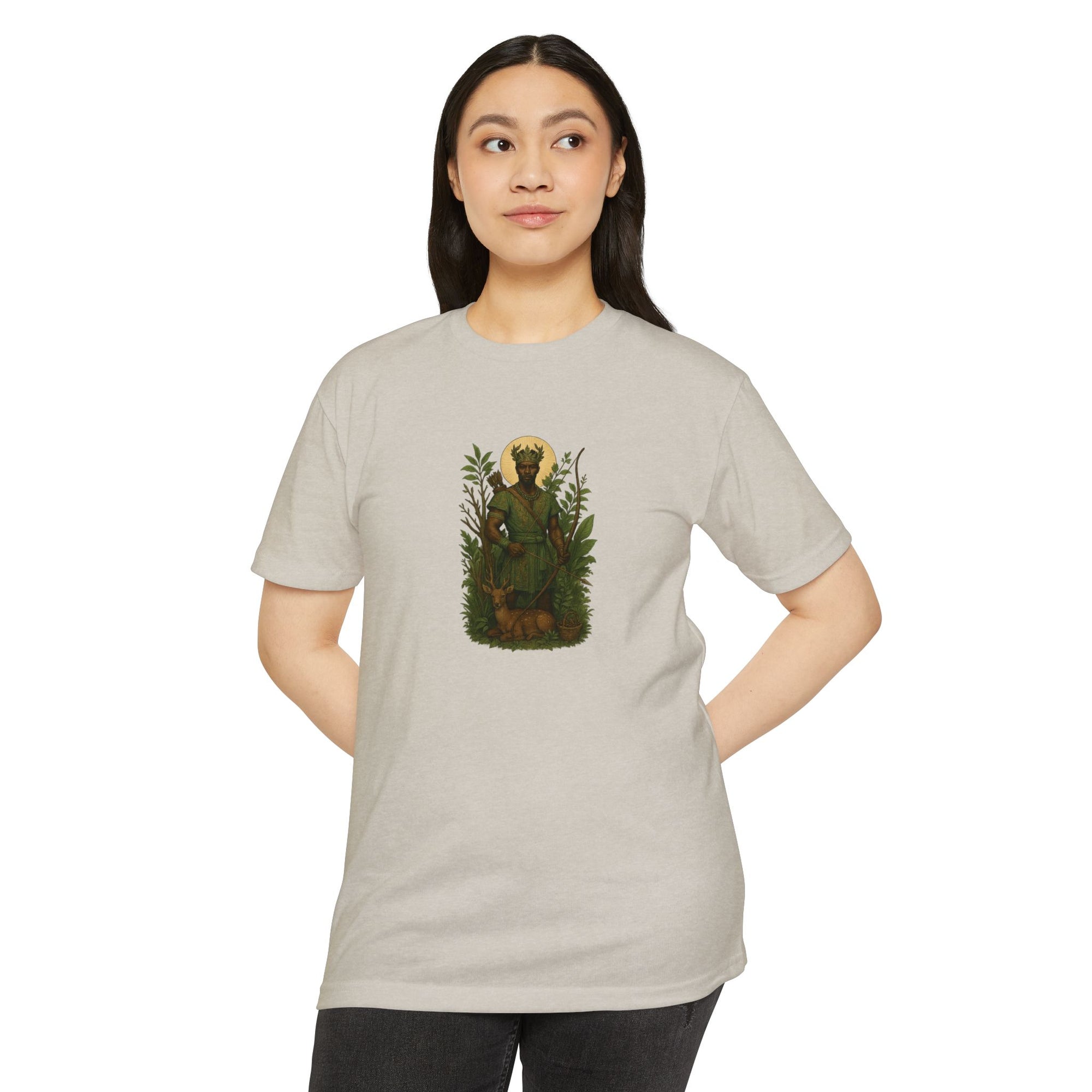 The Forest Spirit - Oshosi Orisha African Spirituality T-shirt
