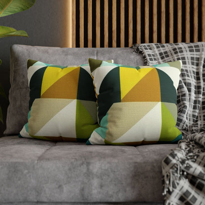 Geometric Design Throw Pillowcase
