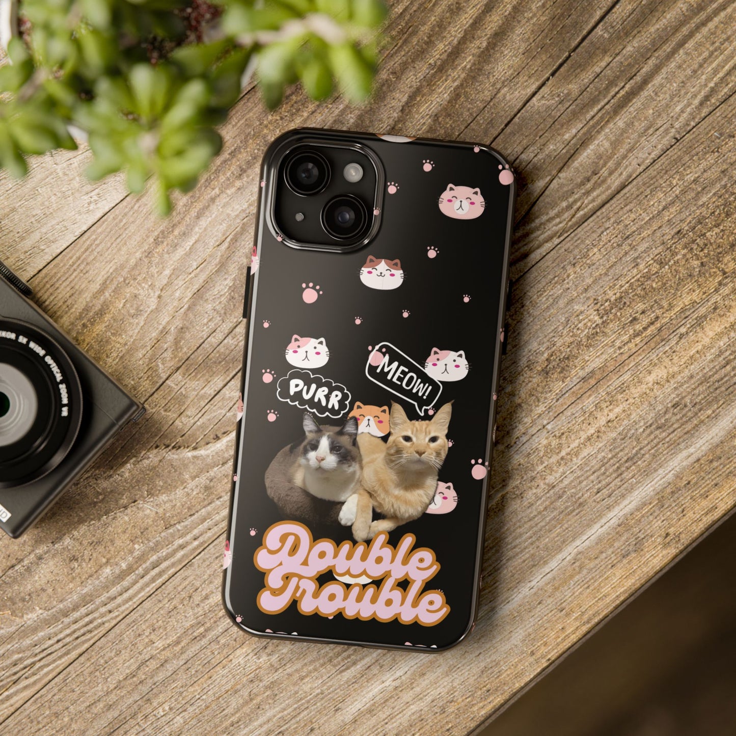 Phone Cases - Cat lovers - Black Design