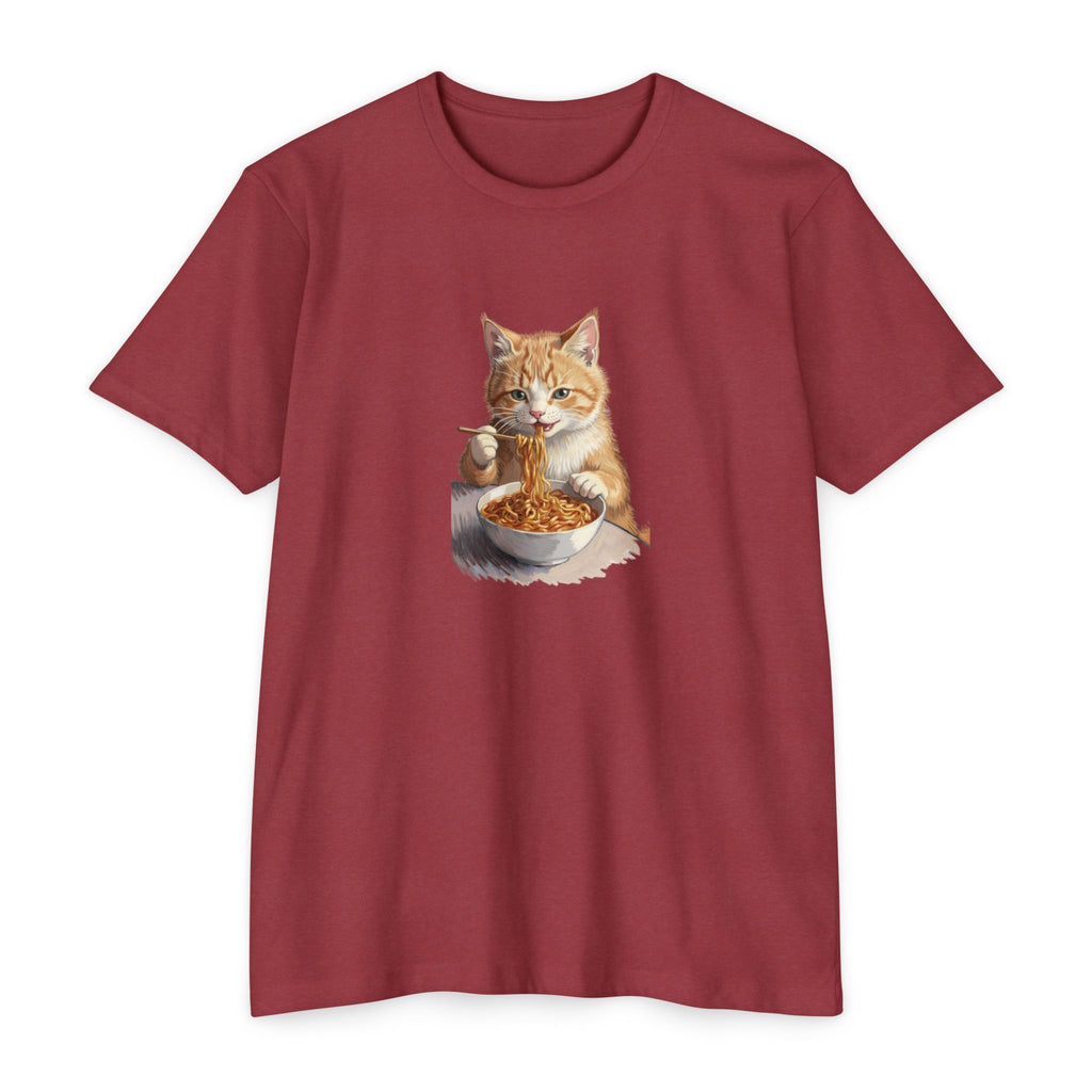 Alien Cat Noodle T-Shirt – Retro Ramen