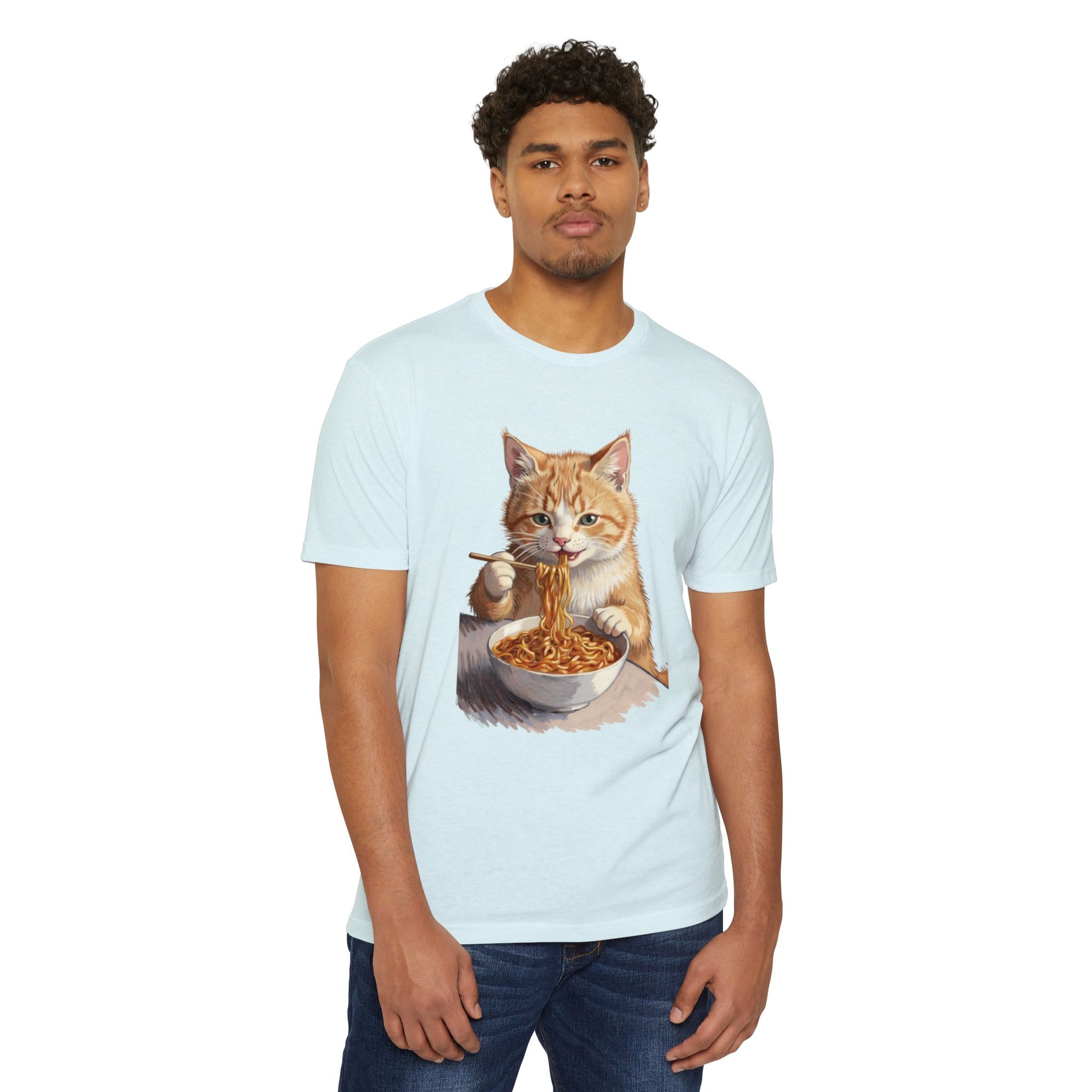 Noodle Cat T-Shirt – Retro Ramen