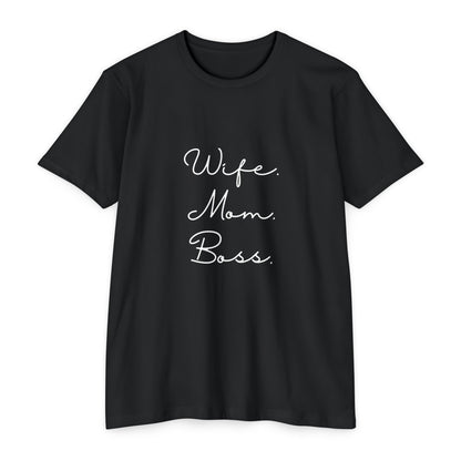 Wife Mom Boss T-Shirt – Bold Mother’s Day Gift for Empowered Women