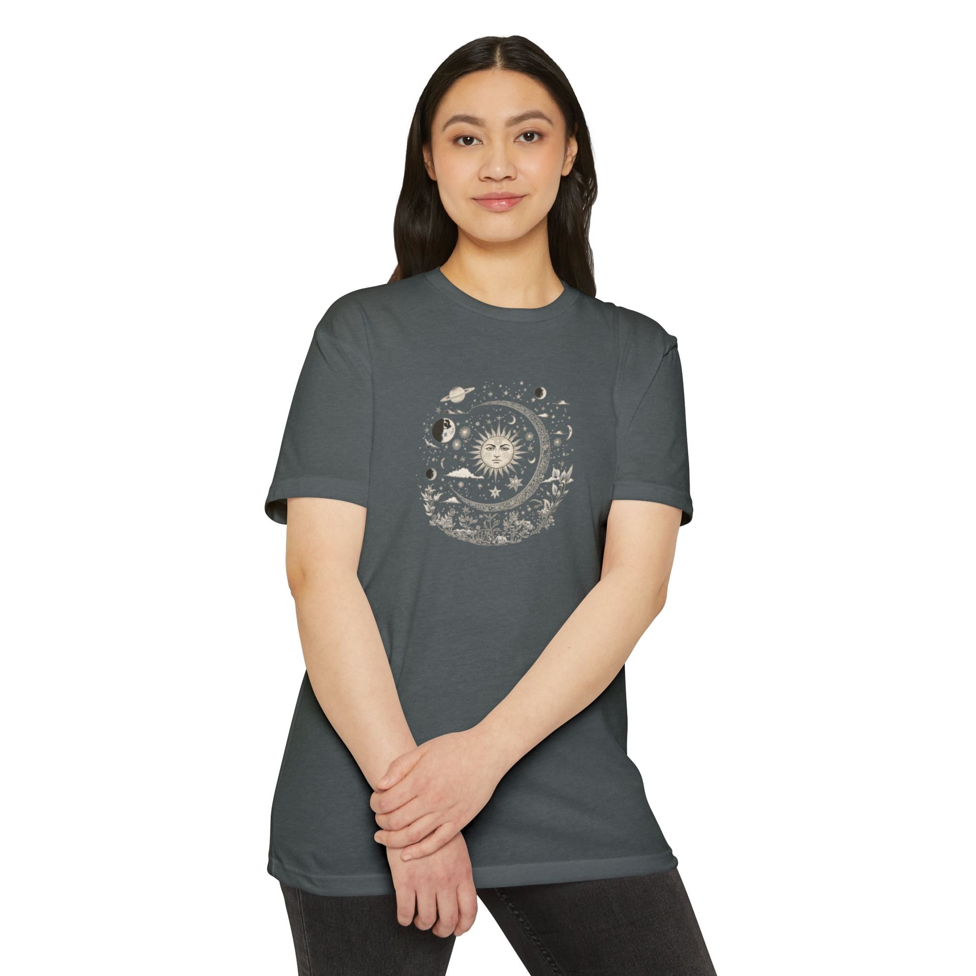Mystic Sun & Moon Celestial Astrology T-Shirt