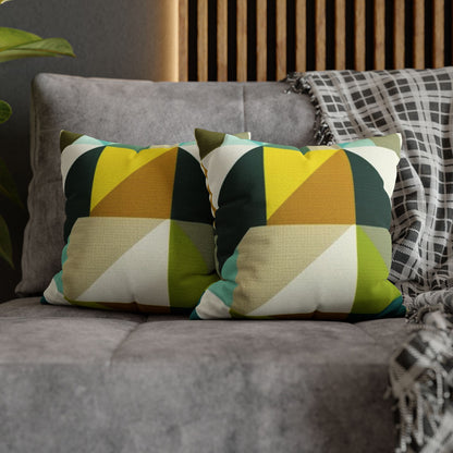 Geometric Design Throw Pillowcase