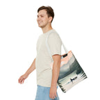 Orca and Sunset Beach Tote Bag