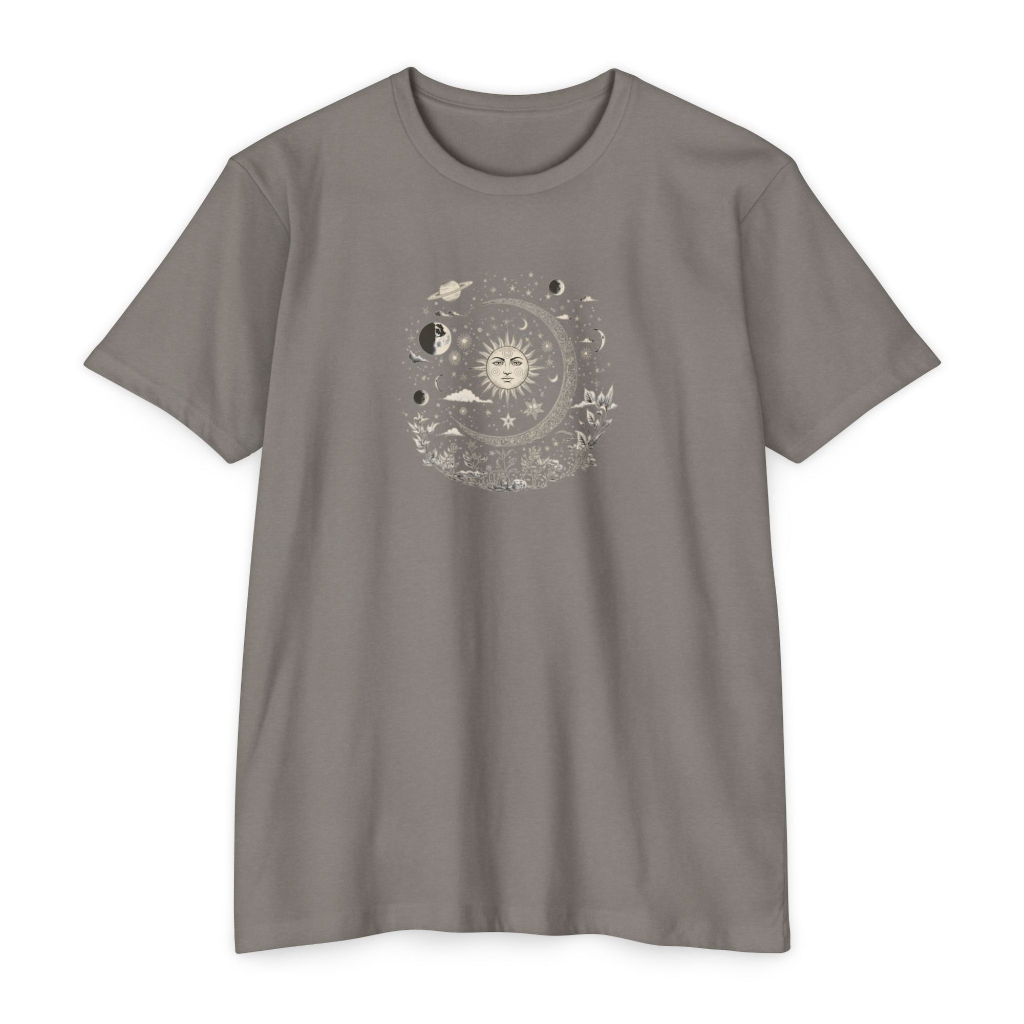 Mystic Sun & Moon Celestial Astrology T-Shirt