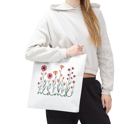 Minimalist Flowers Mother's Tote Bag
