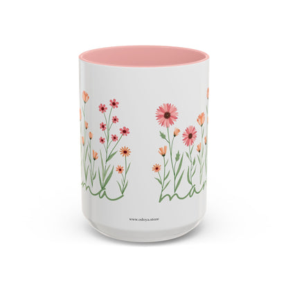 Coffee Mug Minimalist Flowers Mother's Day Gift