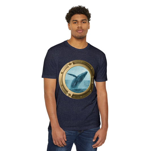 Whale Breaching T-Shirt – Minimal Ocean Design for Nature Lovers