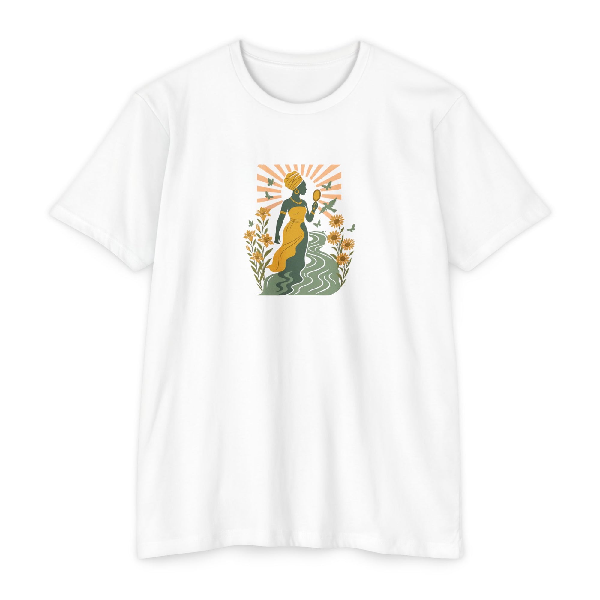 Oshun (Ochún or Oxúm) Orisha African Spirituality T-Shirt