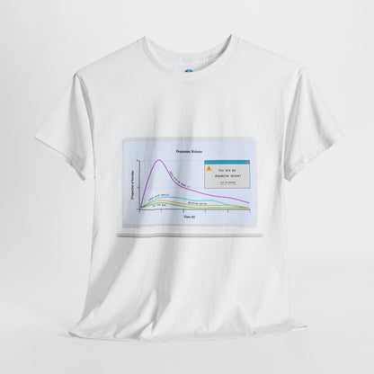 Valentine's Dopamine Chart Unisex Tee - Laptop design