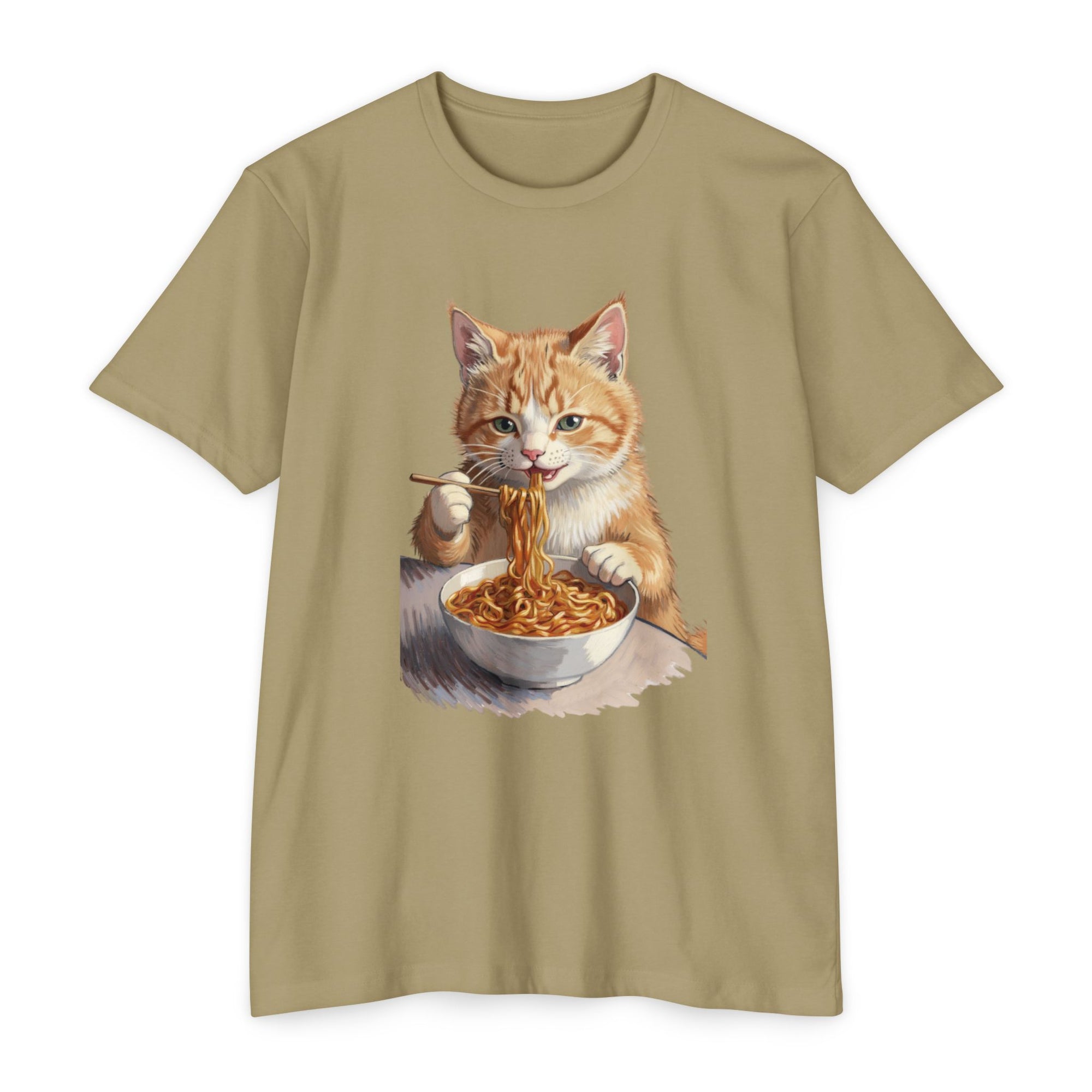 Noodle Cat T-Shirt – Retro Ramen