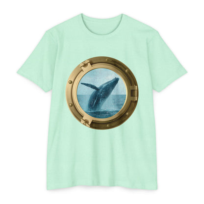 Whale Breaching T-Shirt – Minimal Ocean Design for Nature Lovers