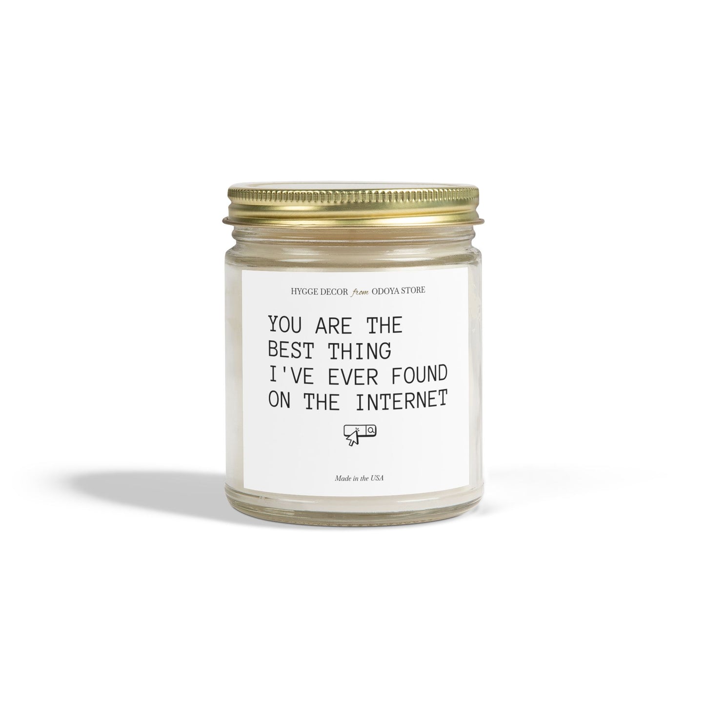 Romantic Scented Candle – ‘Best Thing On the Internet’ – Coconut Apricot Wax