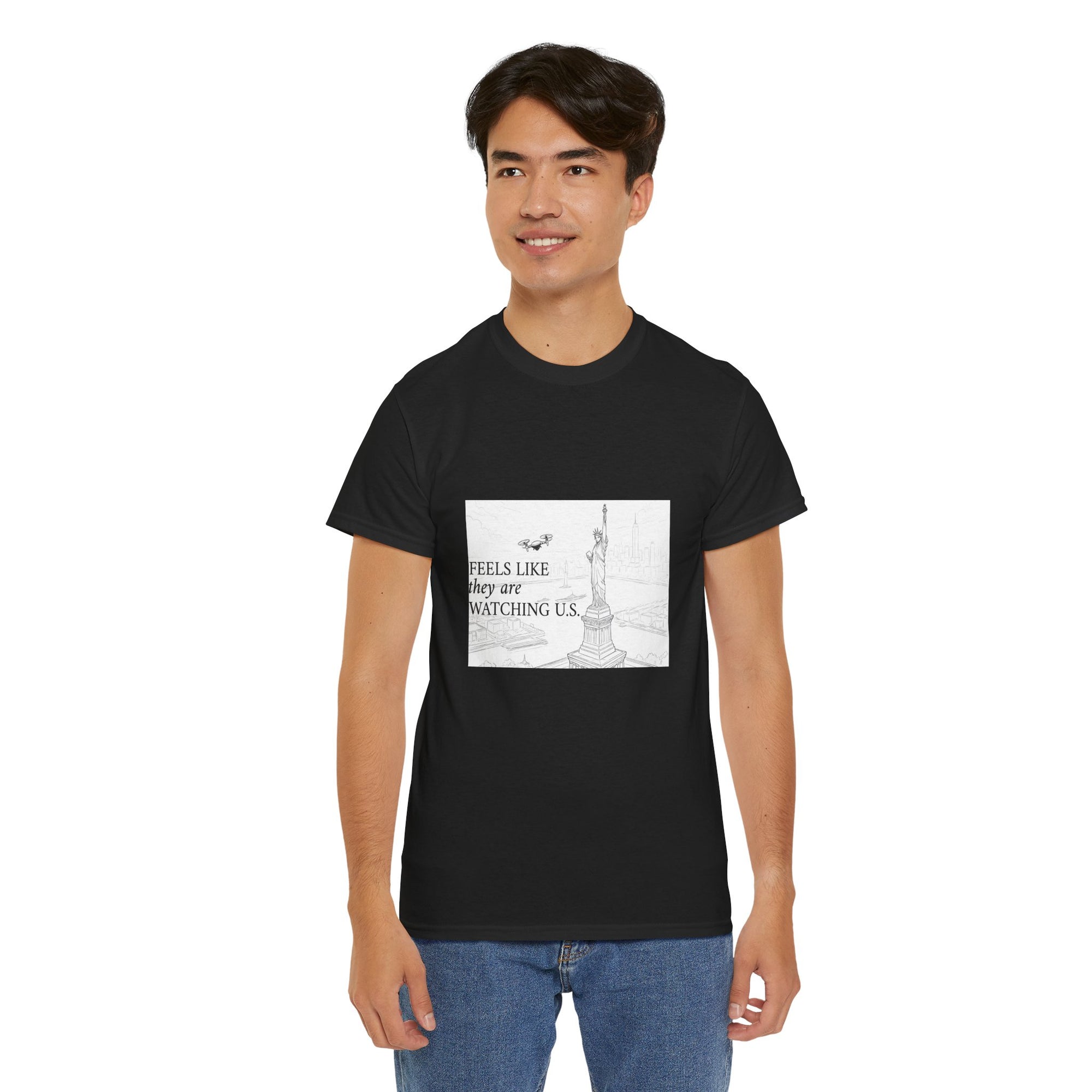 Feels Like They Are Watching US - Drones over NYC T-shirt