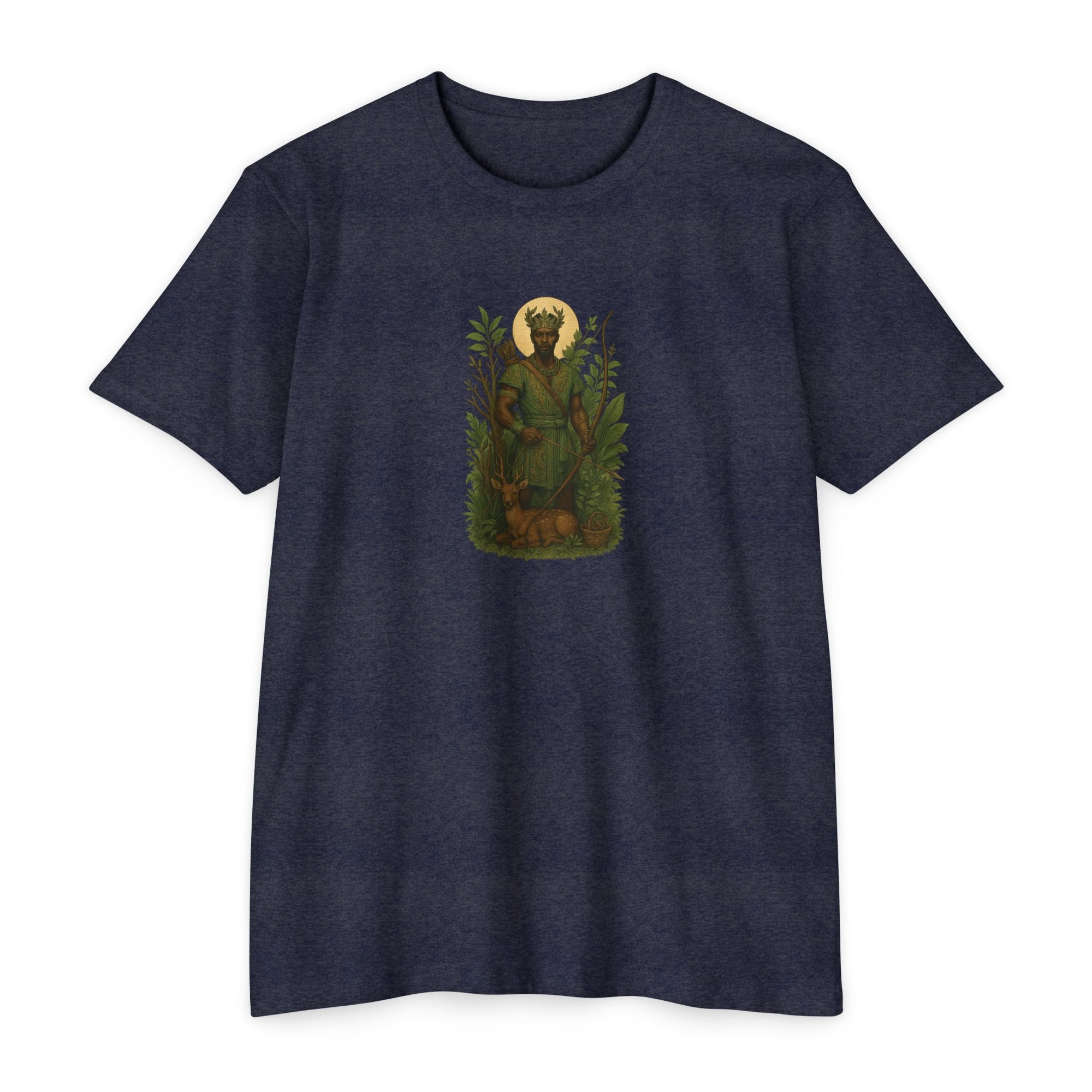 The Forest Spirit - Oshosi Orisha African Spirituality T-shirt