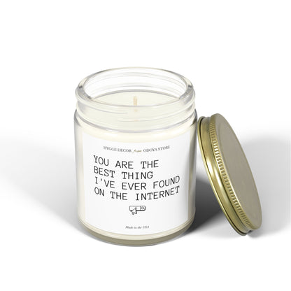 Romantic Scented Candle – ‘Best Thing On the Internet’ – Coconut Apricot Wax