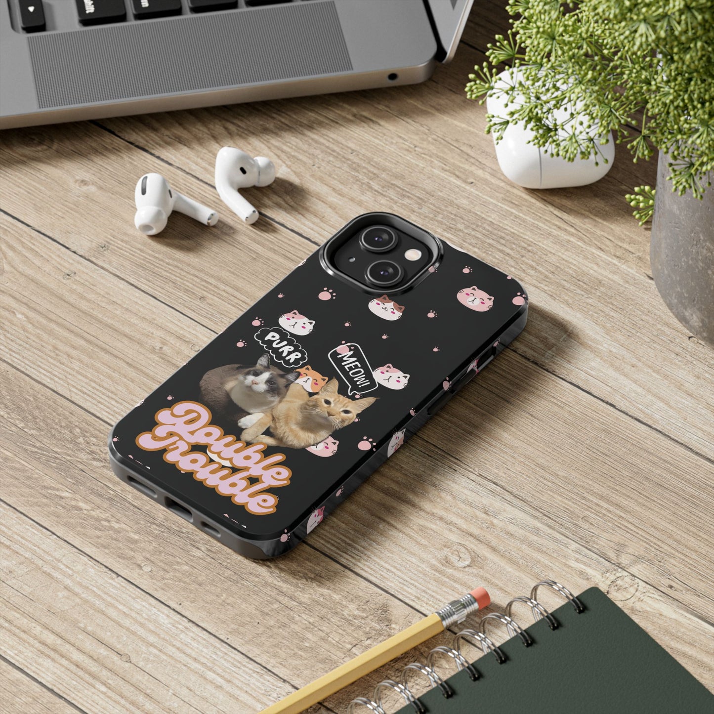 Phone Cases - Cat lovers - Black Design