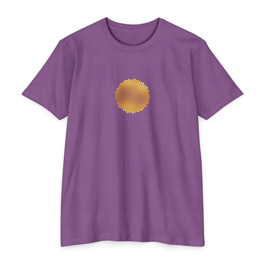 Sunflower Seeds Fibonacci Spirals T-Shirt