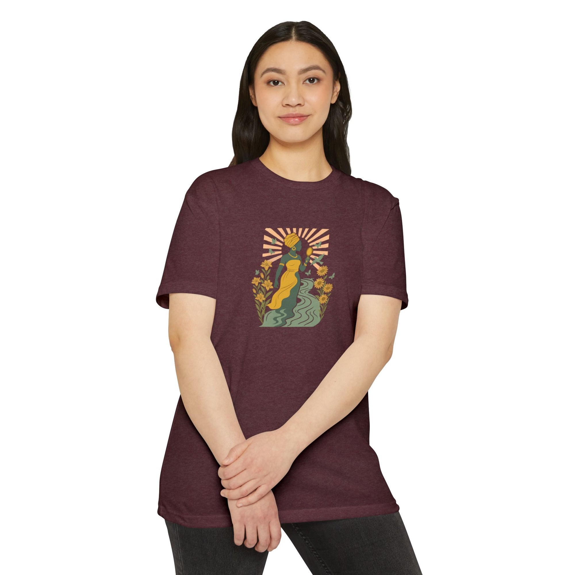 Oshun (Ochún or Oxúm) Orisha African Spirituality T-Shirt