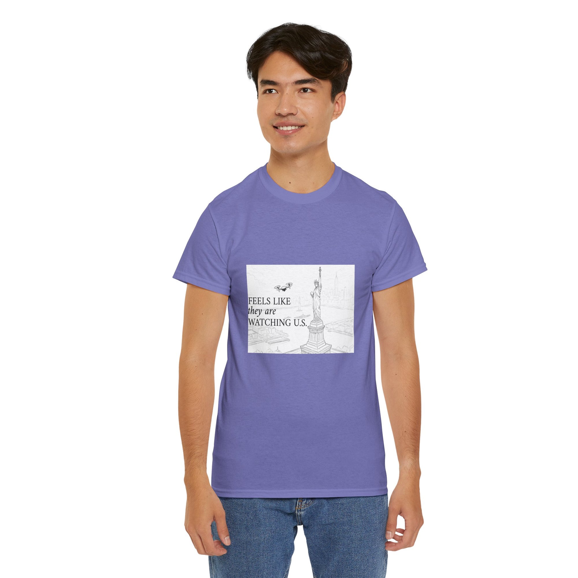 Feels Like They Are Watching US - Drones over NYC T-shirt