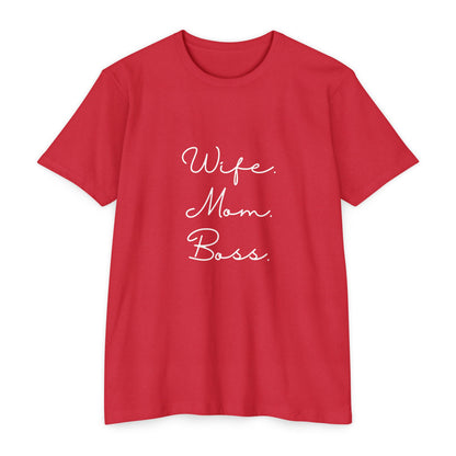 Wife Mom Boss T-Shirt – Bold Mother’s Day Gift for Empowered Women