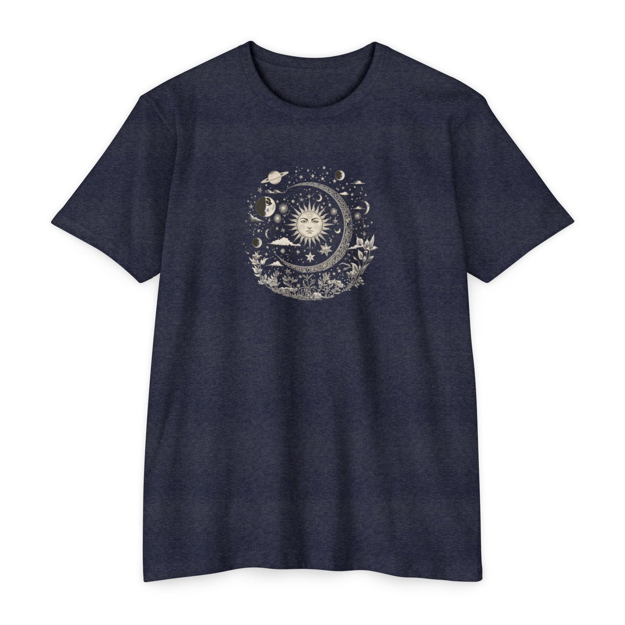Mystic Sun & Moon Celestial Astrology T-Shirt