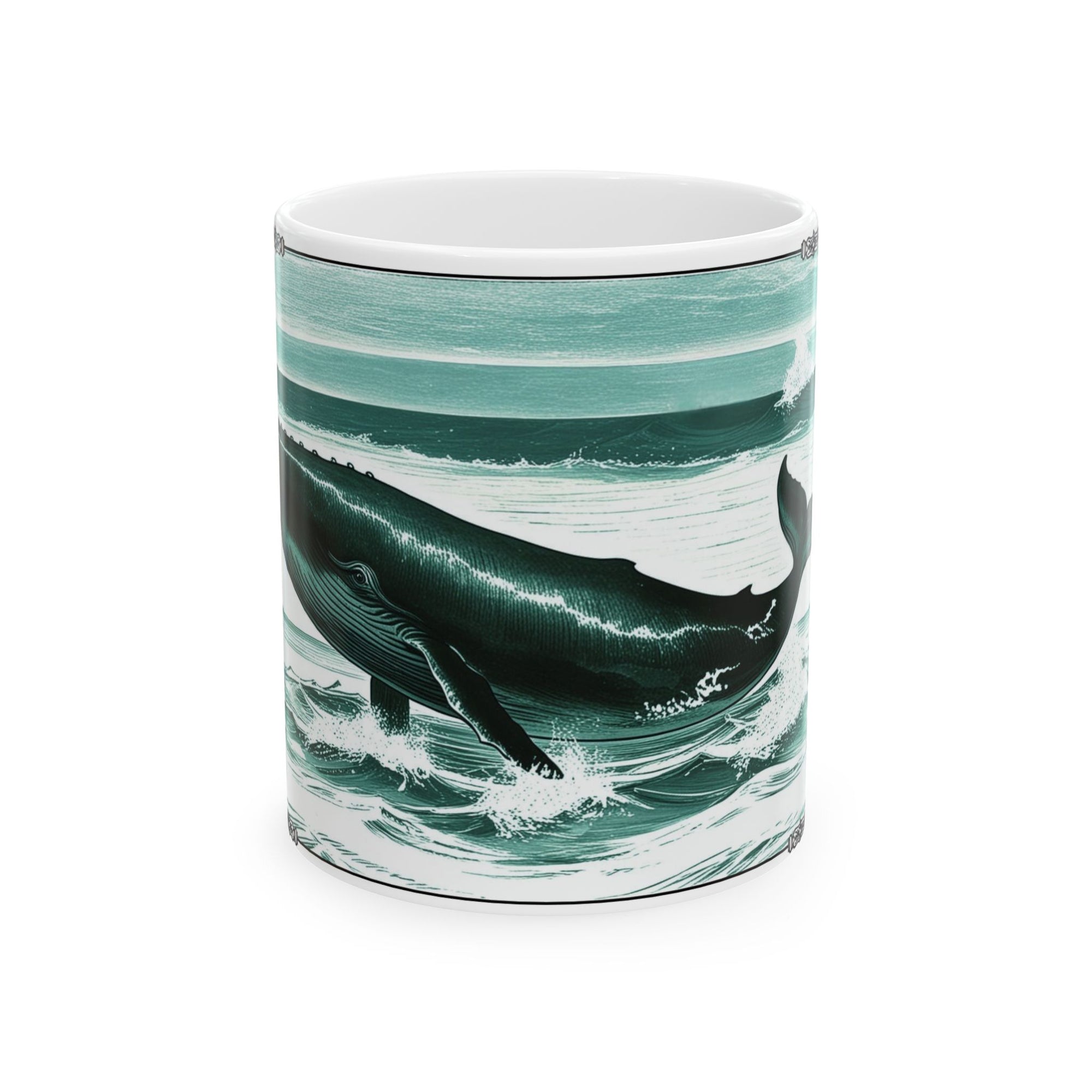 Whale Ceramic Mug - Summer Decoration - Father's Day Gift Idea